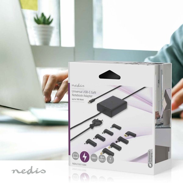 Nedis NBAU100110BK τροφοδοτικό εσωτερικού χώρου 100 W μαύρο