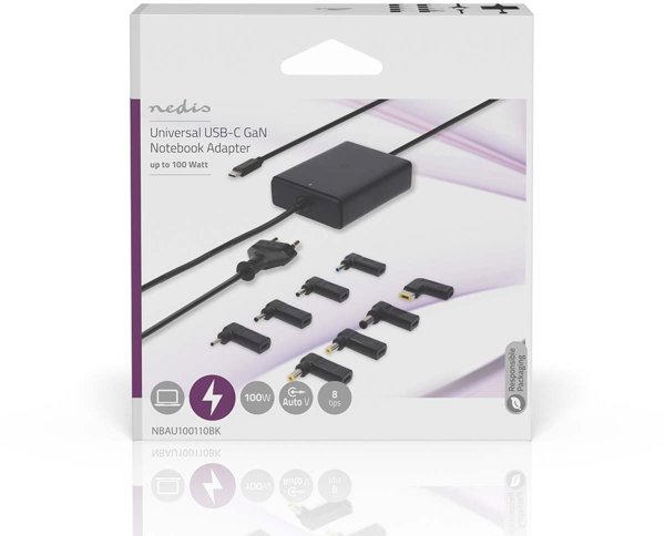 Nedis NBAU100110BK τροφοδοτικό εσωτερικού χώρου 100 W μαύρο