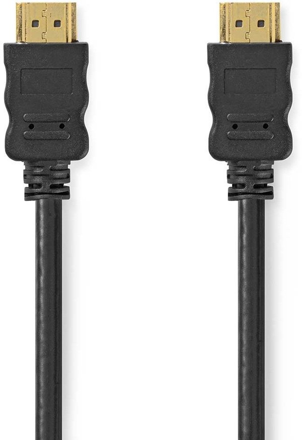 Καλώδιο HDMI Nedis CVGL34060BK50, 5 Μέτρα, HDMI Τύπου A (Standard), Μαύρο
