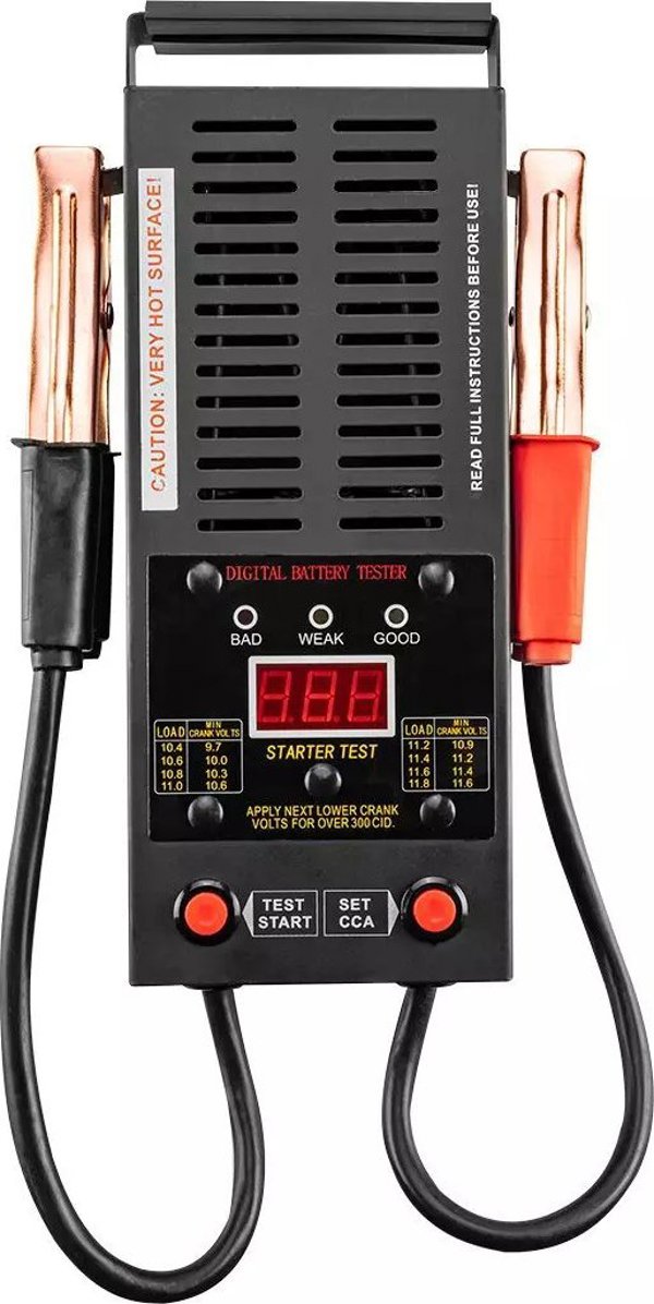Neo Ψηφιακός Ελεγκτής Μπαταρίας 12V 125A (11-985) - Tester Κατάστασης Φόρτισης & Απόδοσης