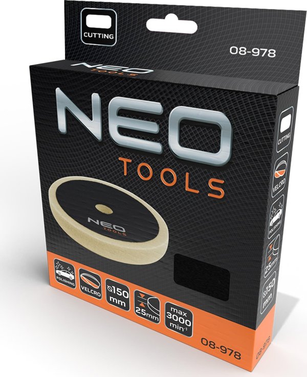 Neo Σφουγγάρι Λείανσης Neo Pad, 150 x 150 x 25 mm, Γυαλιστικό