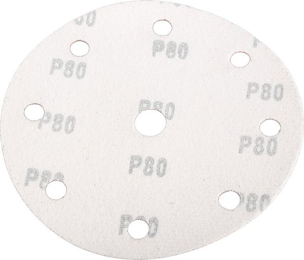 Neo Δίσκοι Λειαντικοί 150 mm P80, 5 Τεμάχια με 9 Οπές