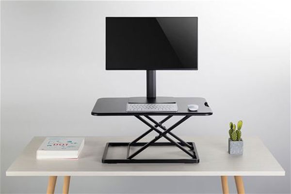 Neomounts NS-WS050BLACK Ρυθμιζόμενη Βάση Σταθμός Εργασίας, Μαύρο, Έως 8kg