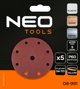 Neo Krazki scierne 150 mm P60 5 sztuk z 9 otworami do 04-721