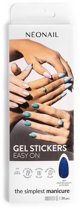 NeoNail Gel Stickers Easy On lakier hybrydowy w naklejce M01 20szt