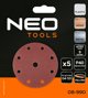 Neo Krazki scierne 150 mm P40 5 sztuk z 9 otworami do 04-721