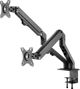 Neomounts FPMA-D650DBLACK Βάση Γραφείου για 2 Οθόνες 17"-27" έως 7kg, Μαύρη