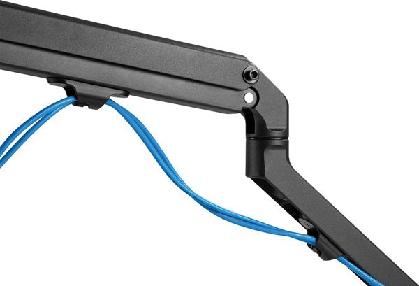 Neomounts FPMA-D650DBLACK Βάση Γραφείου για 2 Οθόνες 17"-27" έως 7kg, Μαύρη
