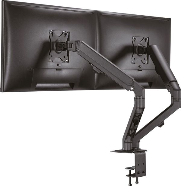Neomounts FPMA-D650DBLACK Βάση Γραφείου για 2 Οθόνες 17"-27" έως 7kg, Μαύρη
