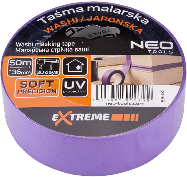 Neo Ταινία Ζωγραφικής Washi, Λεπτή Ταινία μασκαρίσματος, 36 mm x 50 m