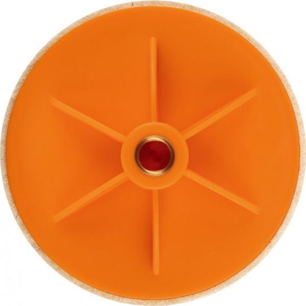 Neo Τσόχα Στίλβωσης 125x10mm με Υποδοχή M14 για Γωνιακό Τροχό από Φυσικό Μαλλί