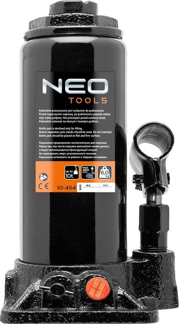 Neo Υδραυλικός Γρύλος 10 Τόνων, 230-460 mm, 6 kg, Πιστοποίηση CE