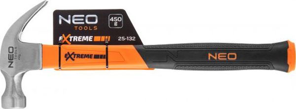 Σφυρί Κλειδαρά Neo 450g με Λαβή από Υαλοβάμβακα (Fiberglass), Εργονομικό και Πιστοποιημένο TÜV Rheinland