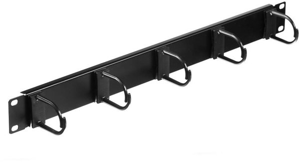 Οργανωτής καλωδίων NetRack 19”/1U Μαύρο (119-001-010-002)
