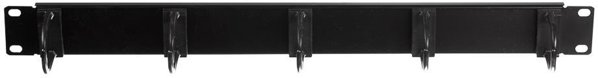 Οργανωτής καλωδίων NetRack 19”/1U Μαύρο (119-001-010-002)