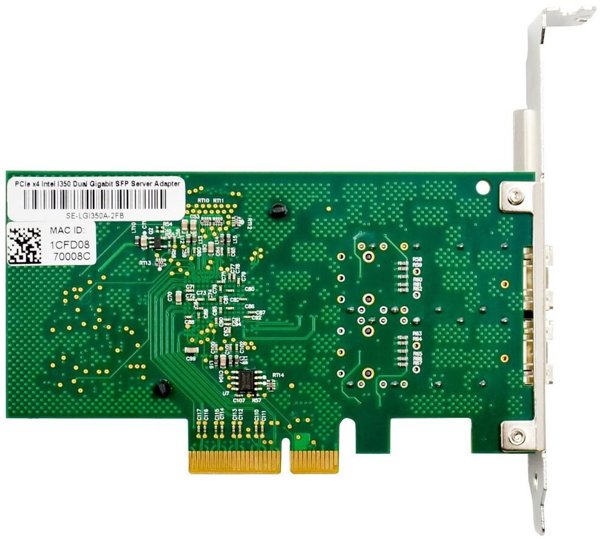 Network Card PCIe x4 I350-F2