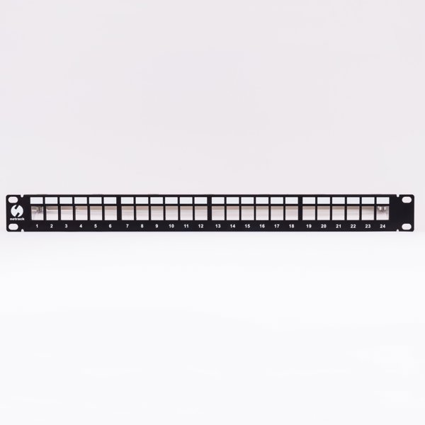 NetRack Patch panel 19" 24x slot Keystone FTP (104-21)