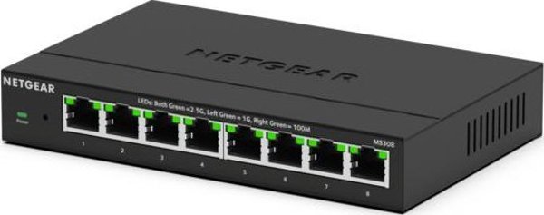 NETGEAR Switch 8x GE MS308-100EUS 8Port Multi-Gigabit 2.5G