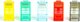 NetRack Καλώδιο Δικτύωσης RJ45 UTP Cat.6, Linka, Χρώμα Mix, 100 Τεμάχια