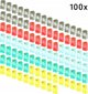 NetRack Καλώδιο Δικτύωσης RJ45 UTP Cat.6, Linka, Χρώμα Mix, 100 Τεμάχια