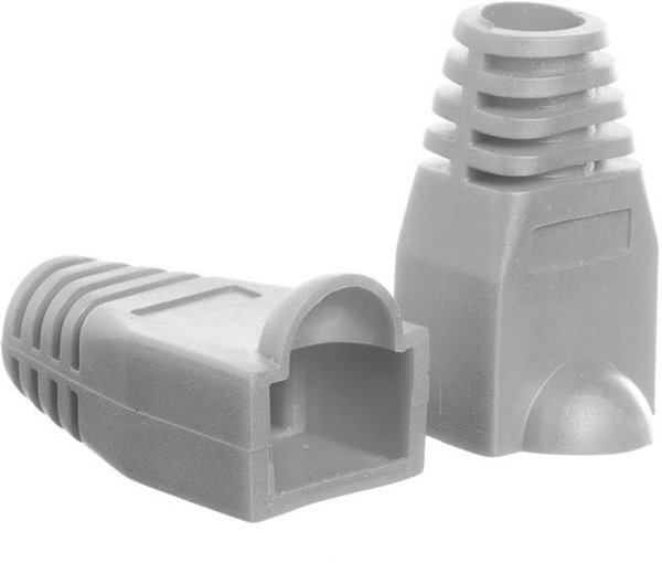 NetRack Oslonka na wtyk RJ45 szara 100 szt NP48
