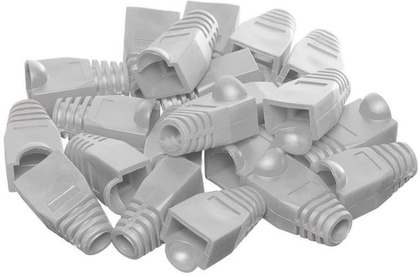 NetRack Oslonka na wtyk RJ45 szara 100 szt NP48
