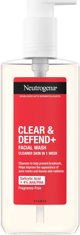 Neutrogena Clear & Defend + Καθαριστικό Προσώπου Τζελ 200ml