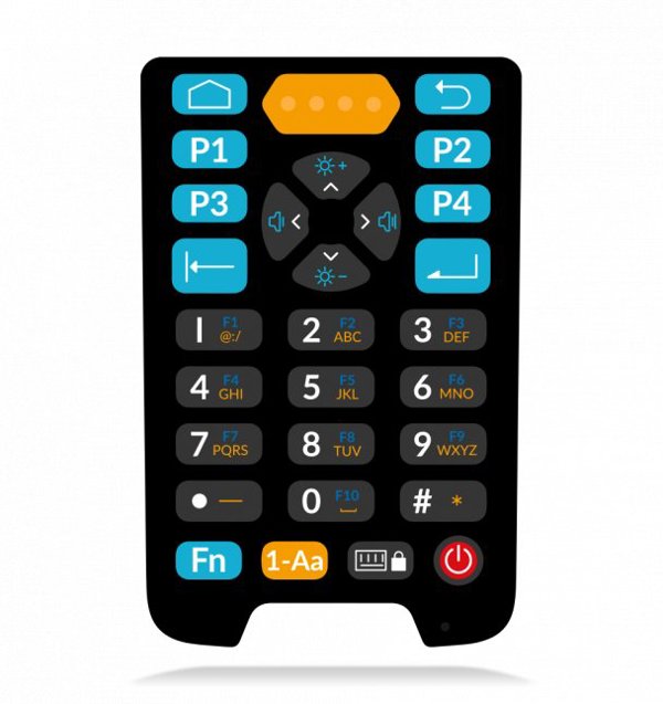 Newland N7 Cachalot Pro II terminal 10,2 cm (4") 480 x 800 px Ekran dotykowy 360 g Czarny