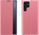 New Sleep Case θήκη για Samsung Galaxy S24 FE με καπάκι και βάση - ροζ