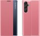 New Sleep Case θήκη για Samsung Galaxy S25+ με καπάκι και βάση - ροζ