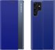New Sleep Case θήκη για Samsung Galaxy S24 FE με καπάκι και βάση - μπλε