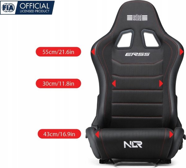 Next Level Racing ERS5 Elite Reclining Seat - Stoff & Mesh Edition