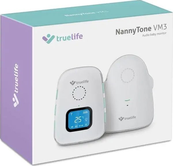 TrueLife NannyTone VM3 Ψηφιακή Ενδοεπικοινωνία Μωρού με Ήχο και Έλεγχο Εμβέλειας