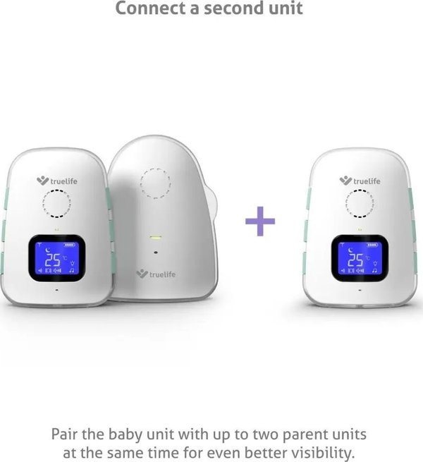 TrueLife NannyTone VM3 Ψηφιακή Ενδοεπικοινωνία Μωρού με Ήχο και Έλεγχο Εμβέλειας