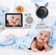 Mbg Line Ηλεκτρονική Baby Monitor Κάμερα με Ζωντανή Μετάδοση, Νυχτερινή Λειτουργία, LCD Οθόνη και Zoom, Ασύρματη