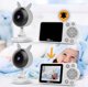Mbg Line Ηλεκτρονική Baby Monitor Κάμερα με Ζωντανή Μετάδοση, Νυχτερινή Λειτουργία, LCD Οθόνη και Zoom, Ασύρματη