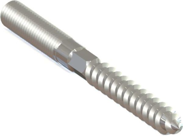 Niczuk Wkret dwugwintowy 10 x 140mm (1460010140)