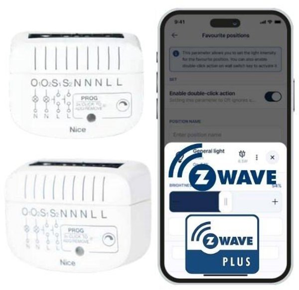 Nice Double Dimmer Control FGD-223 EU Διπλός Ροοστάτης για LED Φωτισμό
