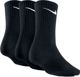 Nike Skarpety Nike Lightweight Crew 3pak kolor czarny, roz. L (SX4704-001)