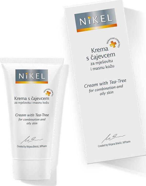 Nikel Κρέμα για ακνεϊκό δέρμα με Πράσινο Τσάι, 50ml