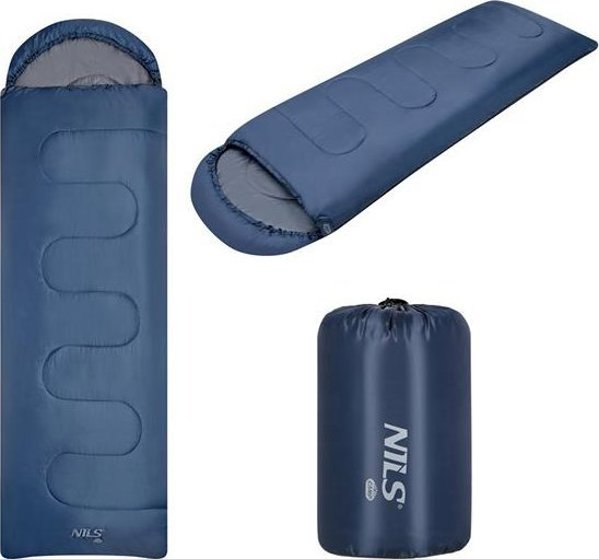 Nils Extreme Sleeping Bag μπλε-γκρι