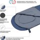 Nils Extreme Sleeping Bag μπλε-γκρι