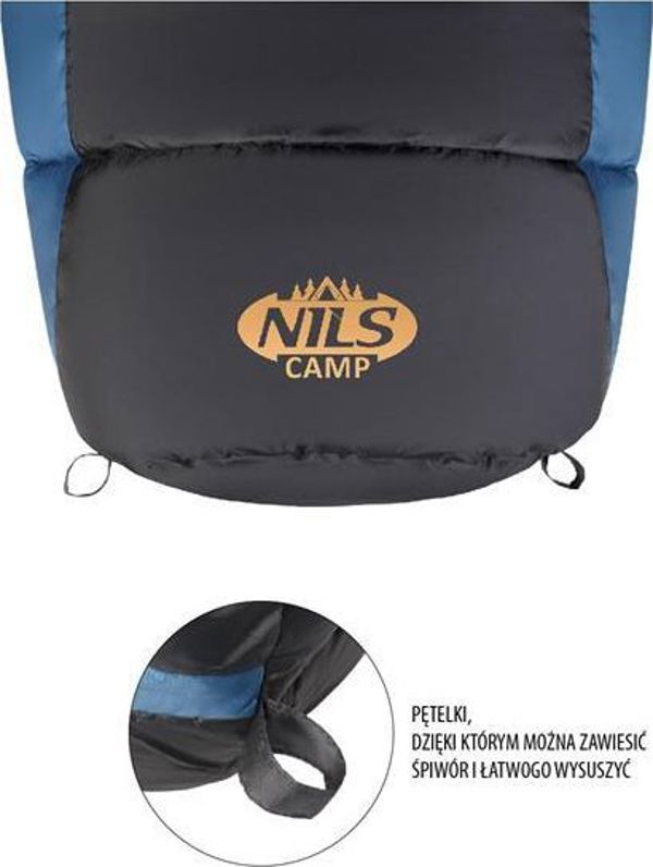 Nils Extreme NC2012 Υπνόσακος Κάμπινγκ, Μαύρος-Μπλε