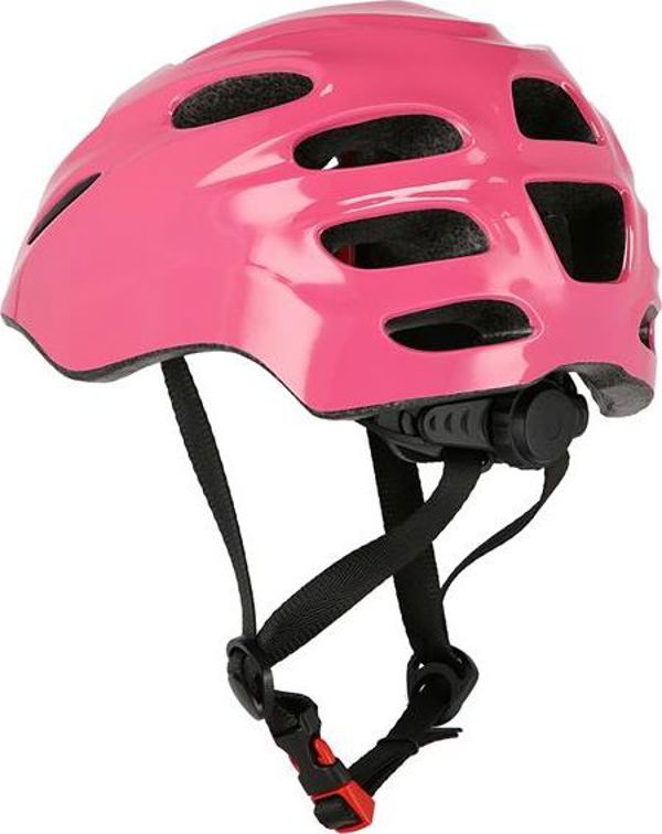 Κράνος Nils Extreme MTW01+H210 ροζ με προστατευτικά μέγεθος XS