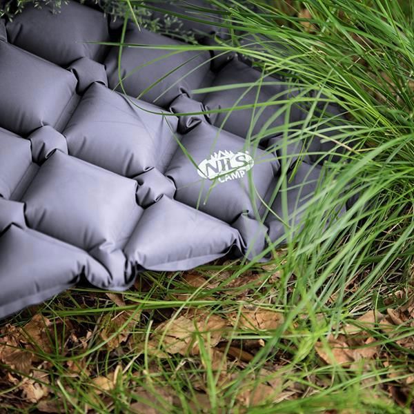 Nils Extreme NC4006 Τουριστικό Στρώμα Camping με Αντλία, Γκρι, 190x60 cm