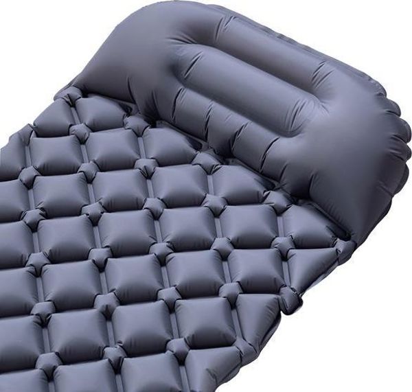 Nils Extreme NC4006 Τουριστικό Στρώμα Camping με Αντλία, Γκρι, 190x60 cm