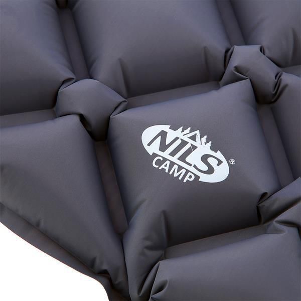 Nils Extreme NC4006 Τουριστικό Στρώμα Camping με Αντλία, Γκρι, 190x60 cm