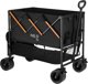 Nils Extreme NC2607 Τουριστικό Καρότσι Μεταφοράς XXL 160L, Μαύρο-Πορτοκαλί
