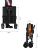 Nils Extreme NC2607 Τουριστικό Καρότσι Μεταφοράς XXL 160L, Μαύρο-Πορτοκαλί