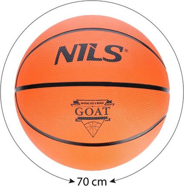 Μπάλα Μπάσκετ Nils Extreme Goat No5, Πορτοκαλί